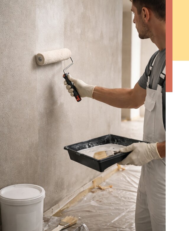 Грунтовка стен в Фрязино от 2285 руб. м2 — быстро, недорого, с материалом | ОТДЕЛОЧНИК-Фрз