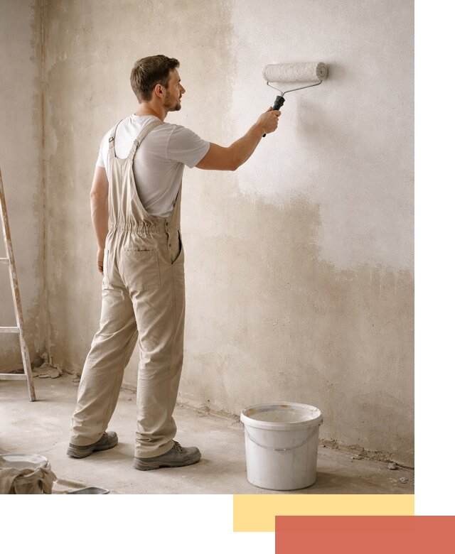 Грунтовка стен под отделку в Фрязино профессиональным раствором