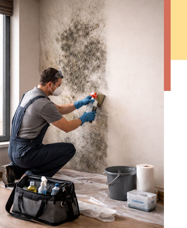 Удаление плесени со стен в Фрязино от 2233 руб. — быстро и недорого | ОТДЕЛОЧНИК-Фрз