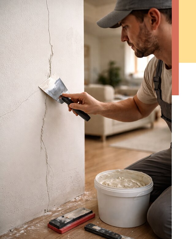 Заделка трещин и сколов в Фрязино от 2544 руб. — быстро и недорого | ОТДЕЛОЧНИК-Фрз