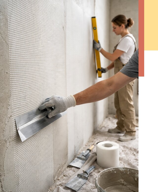 Армирование стен стеклосеткой в Фрязино от 3323 руб. под ключ | ОТДЕЛОЧНИК-Фрз