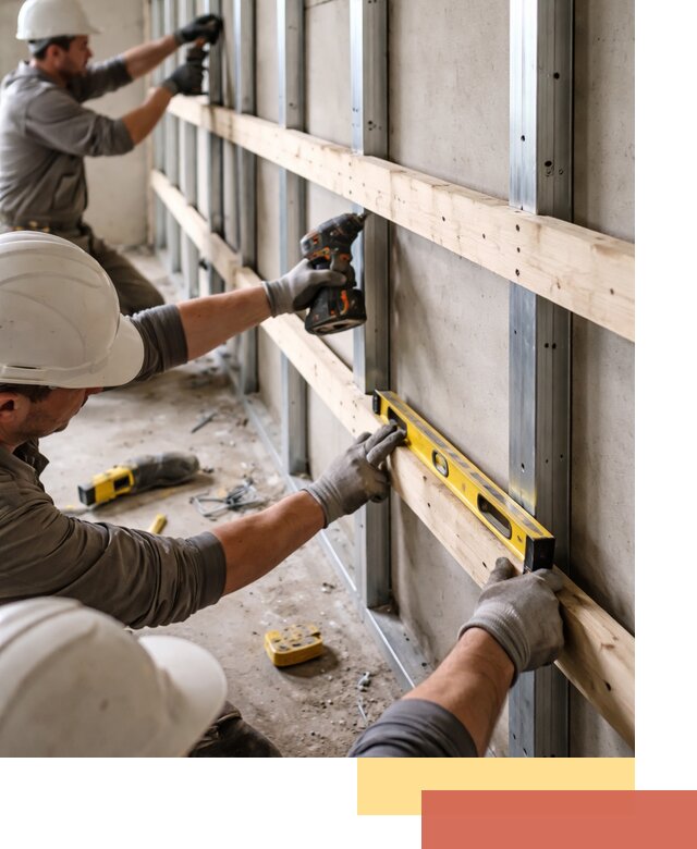 Устройство обрешетки под панели в Фрязино