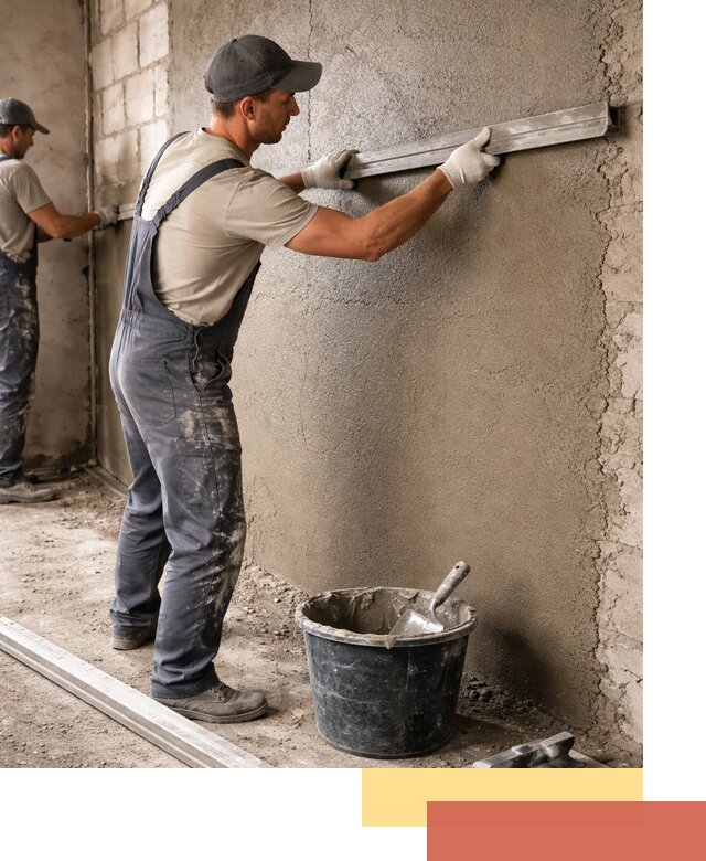 Штукатурка стен цементно-песчаная в Фрязино профессионально