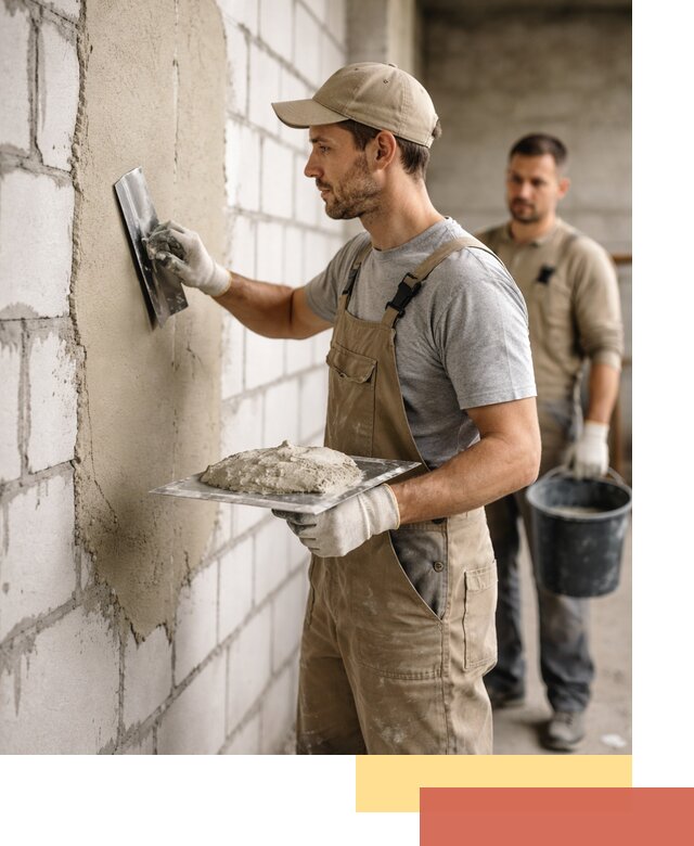 Штукатурка стен из газобетона в Фрязино под ключ