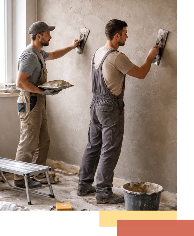 Ремонт декоративной штукатурки и восстановление фактуры в Фрязино