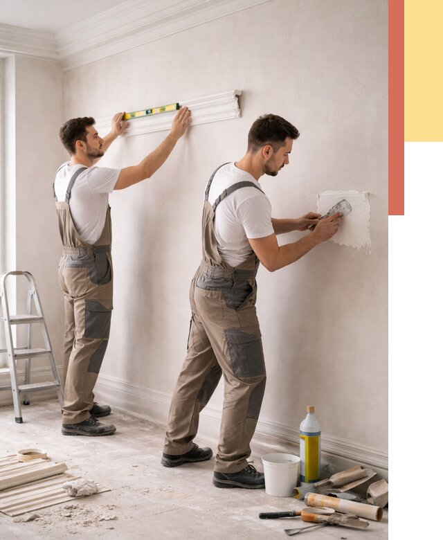 Монтаж лепнины на стены в Фрязино от 4673 руб. — недорого, быстро | ОТДЕЛОЧНИК-Фрз