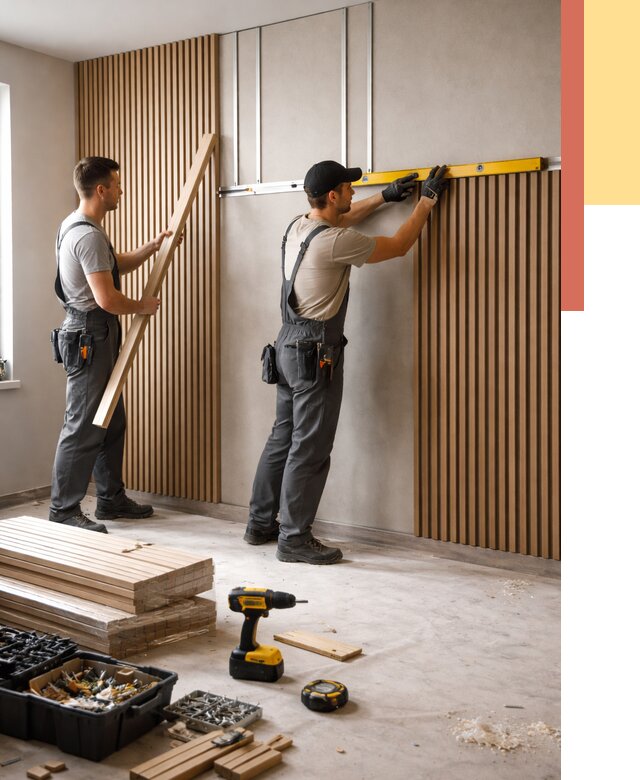 Монтаж реечных панелей на стены в Фрязино от 1246 руб. — быстро и недорого | ОТДЕЛОЧНИК-Фрз