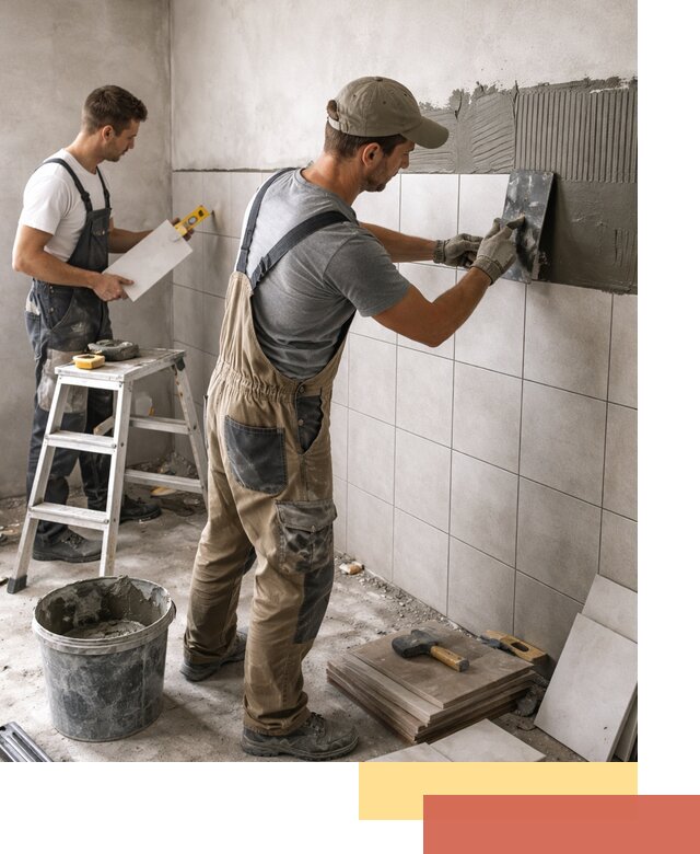 Укладка плитки на стены в Фрязино профессионально и надежно