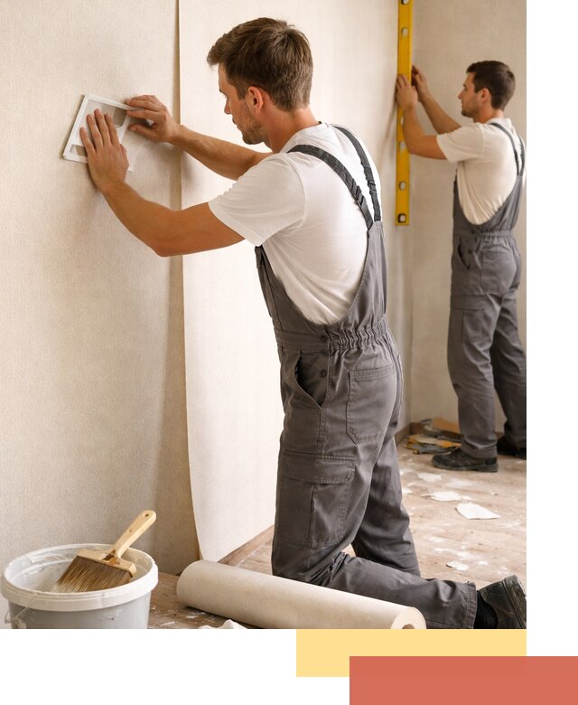 Поклейка бумажных обоев в Фрязино качественно и недорого