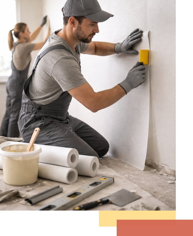 Поклейка стеклообоев профессионально в Фрязино