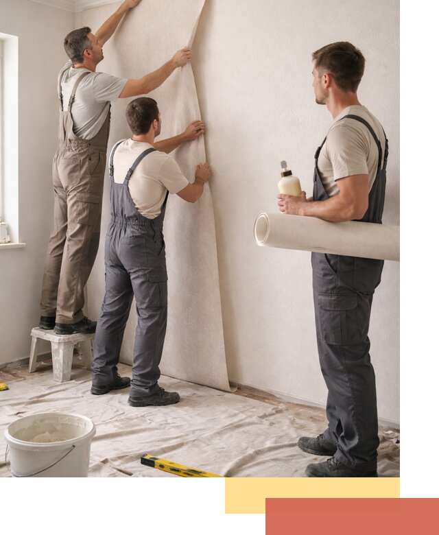 Оклейка стен обоями в Фрязино — качественно и профессионально