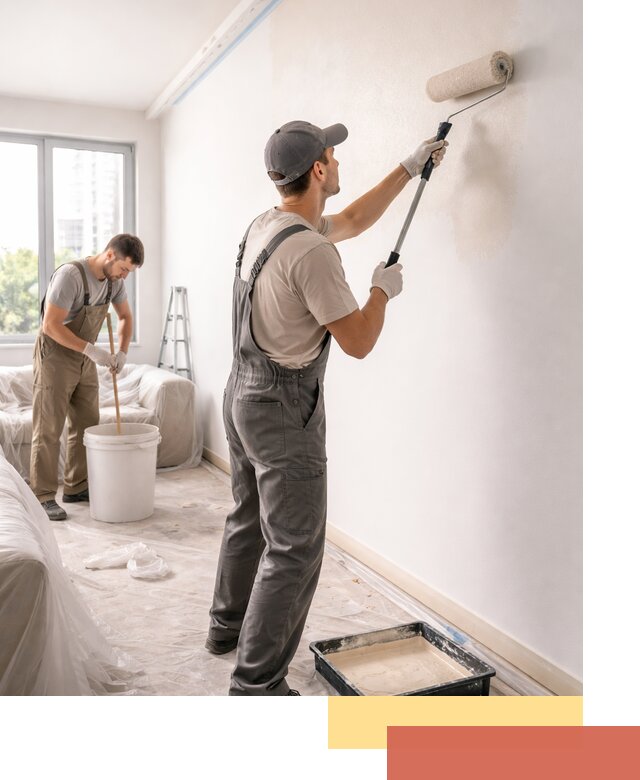 Покраска стен в офисе в Фрязино — быстрый и качественный ремонт