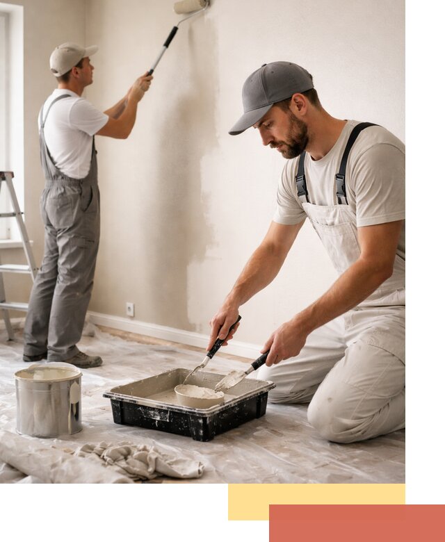 Покраска стен в квартире в Фрязино — профессионально и аккуратно