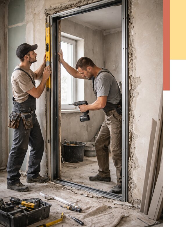 Закладка дверного проема в Фрязино от 3635 руб. — быстро и недорого | ОТДЕЛОЧНИК-Фрз