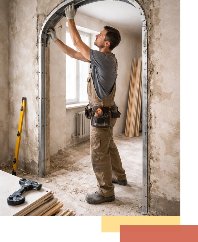 Устройство арочного проема в Фрязино под ключ