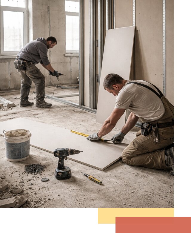 Кладка перегородок из ПГП под ключ в Фрязино