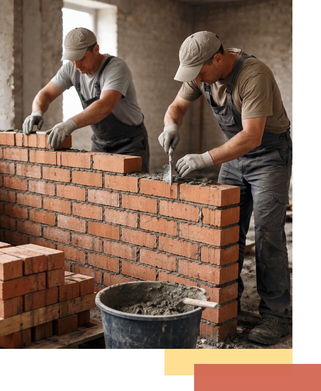 Кладка кирпичных перегородок под ключ в Фрязино