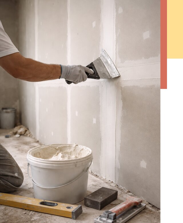 Шпаклевка перегородок из гипсокартона в Фрязино от 2596 руб. — услуги ОТДЕЛОЧНИК-Фрз