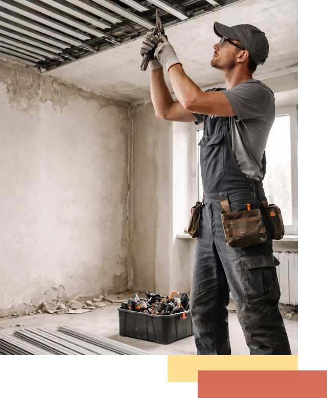 Демонтаж реечного потолка в Фрязино быстро и аккуратно