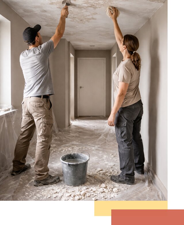 Удаление побелки с потолка в Фрязино — быстро и аккуратно