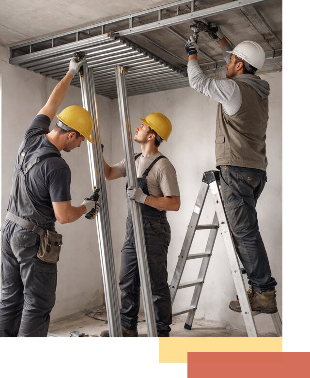 Монтаж реечного потолка под ключ в Фрязино