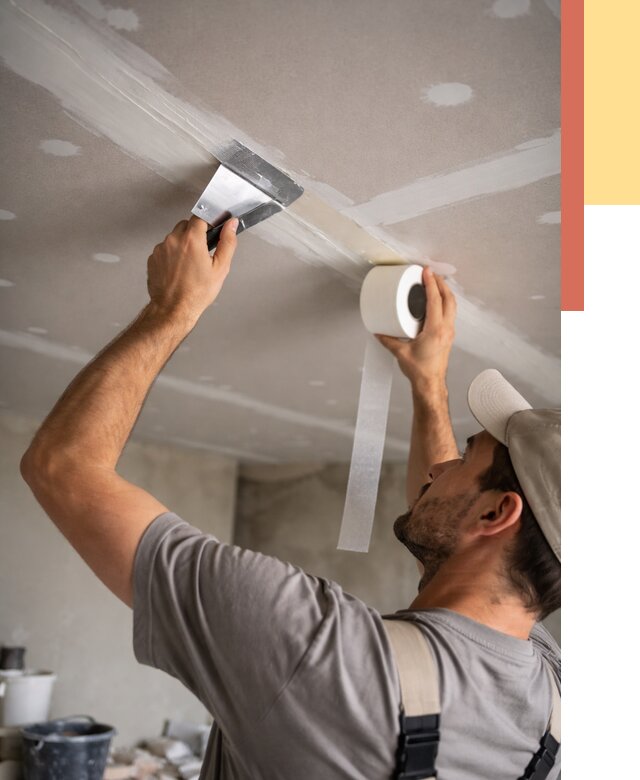 Обработка швов потолка ГКЛ в Фрязино от 7789 руб. под ключ | ОТДЕЛОЧНИК-Фрз