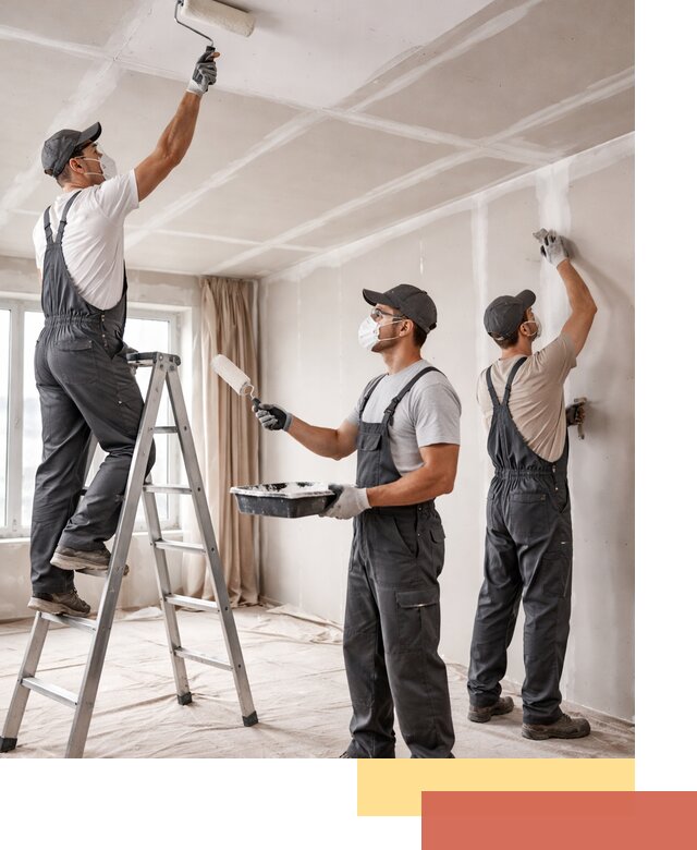 Покраска потолка из гипсокартона в Фрязино качественно и недорого