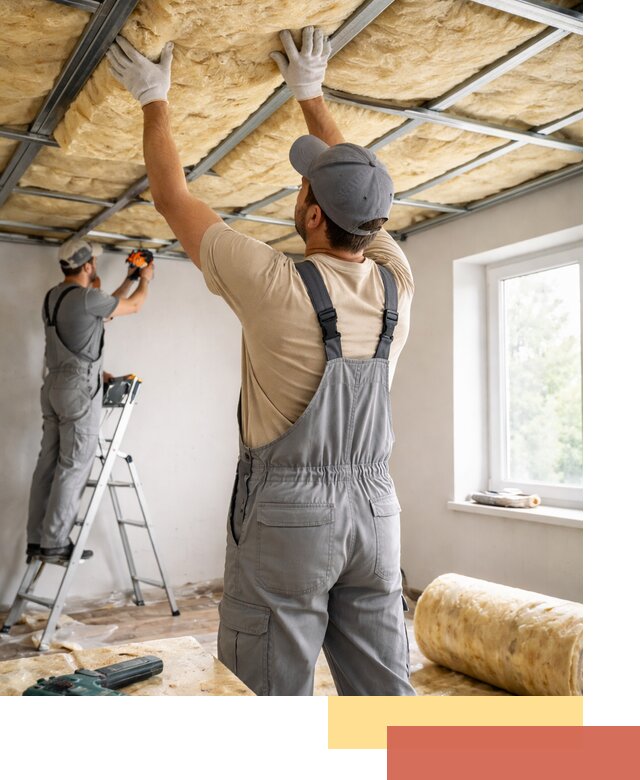 Утепление потолка под ключ в Фрязино качественно и быстро