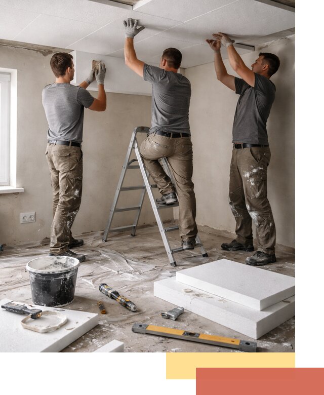 Утепление потолка пенопластом в Фрязино быстро и качественно